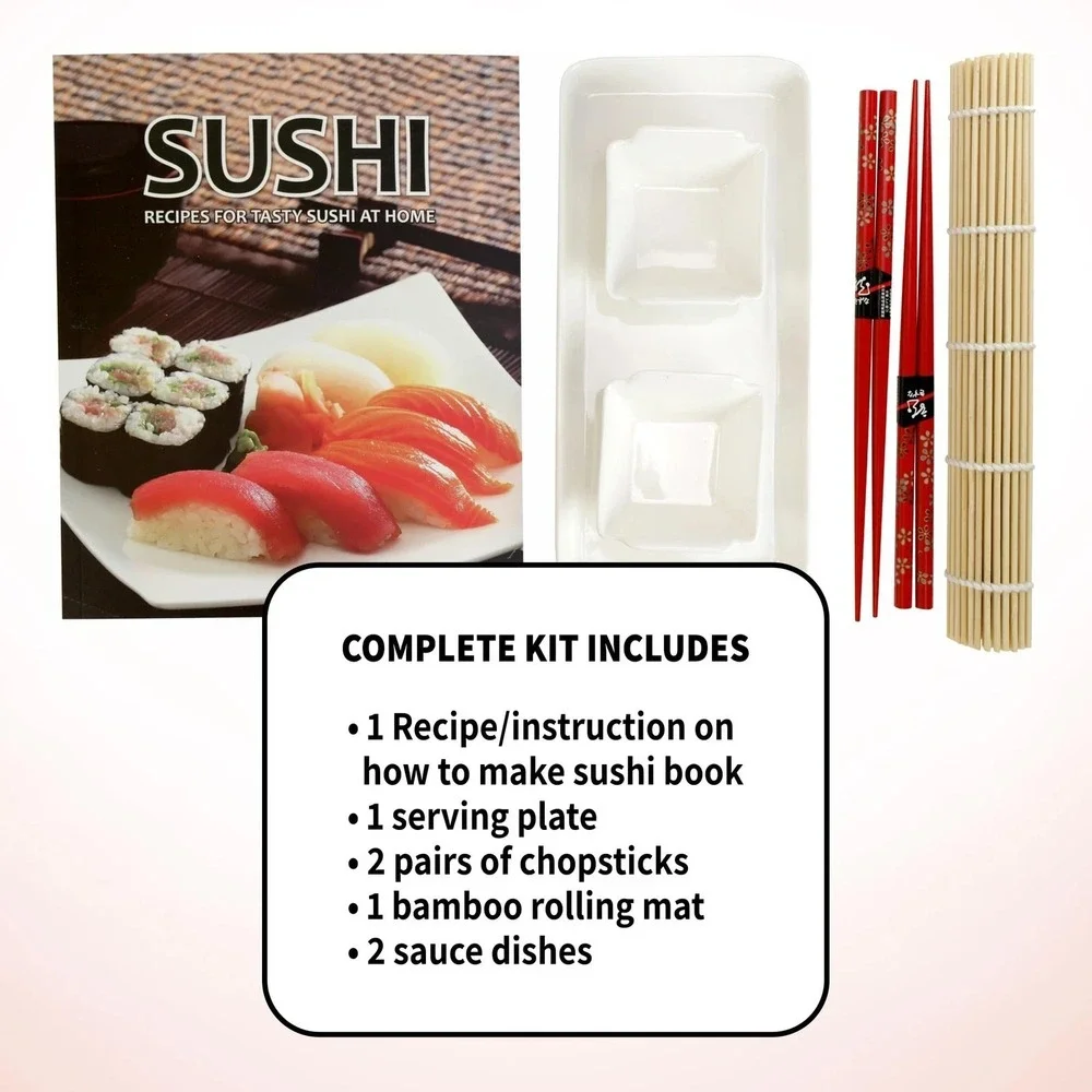 How to make Sushi at home Introduction to Sushi Book Recipe Kit Spice Box